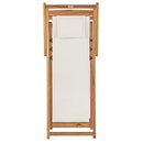 Sdraio da Giardino pieghevole 103x50xH97 cm in legno Erica