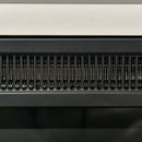 Camino Elettrico da Terra 1800W con Effetto Fiamma Telecomando e Timer Bianco      