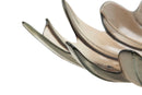 Svuota Tasche Leaf 46x24x13 cm Vetro Marrone Chiaro