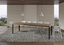  Tavolo Allungabile 200-460x90x77 cm Everyday Tortora Gambe Antracite