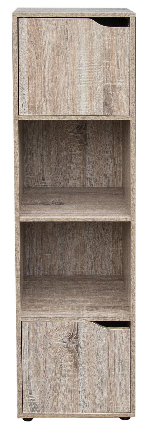 Bibliothèque 2 Etagères 2 Portes 30x29x120 cm en Bois online