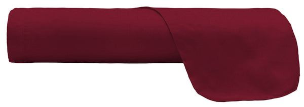 sconto Feuille supérieure en couleur bordeaux unie