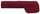 Feuille supérieure en couleur bordeaux unie