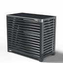 Cover Pompa di Calore 105x65x150 cm a Terra Indipendente Big Blade VL Antracite 
