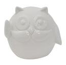 Gufo Porcellana Hello 9,5x6,5x8,5 cm Porcellana Bianco