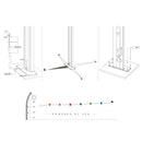 Doccia Solare da Giardino 75L Miscelatore Temporizzato e Lavapiedi Arkema Energy Pro Grigio Antracite