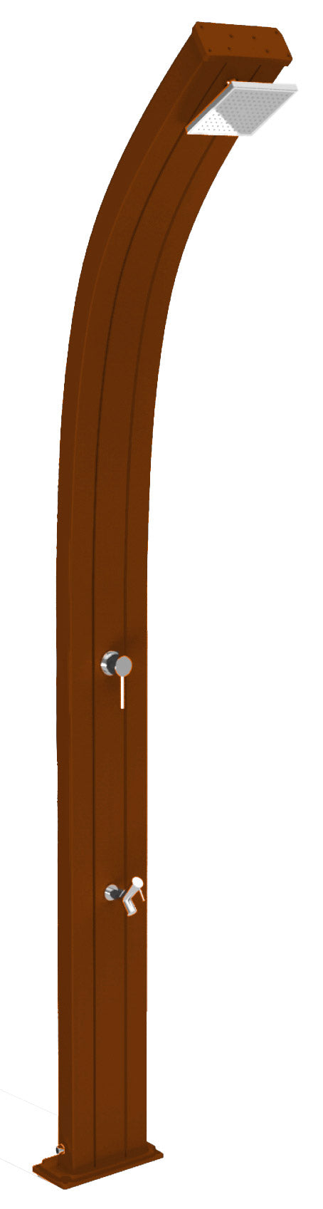 prezzo Mitigeur de douche de jardin extérieur et lave-pieds Arkema Spring Champagne Bronze