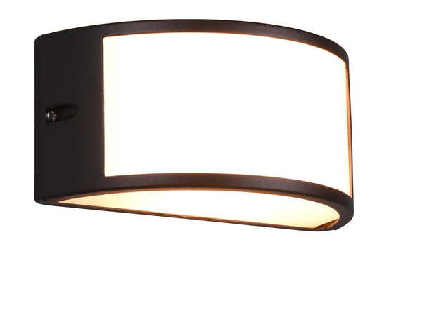 Applique da Esterno Attacco E27 in Alluminio Nero Opaco sconto