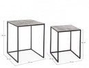 Set 2 Tavolini Quadrati Tahir