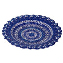 Piattino Svuotatasche Ø18xh2,5 cm in Ceramica Blu