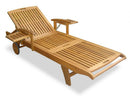 Lettino Prendisole da Giardino in Legno di Acacia Vorghini Marbella