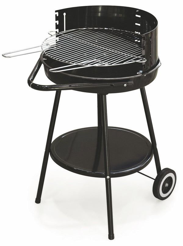 Barbecue à Charbon Rond Ø50 cm avec Roues Soriani Sun-day Noires acquista