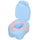 Pot hippopotame anti-dérapant Hippoo Blue pour enfants