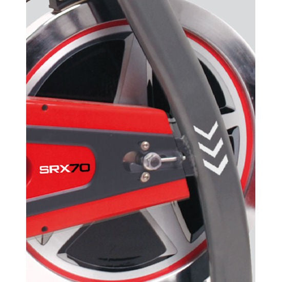 Spin Bike Volano 20Kg 125Kg Max Leva di Sicurezza Toorx SRX-70