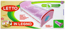 Letto per Bambola 43x20x15 cm in Legno