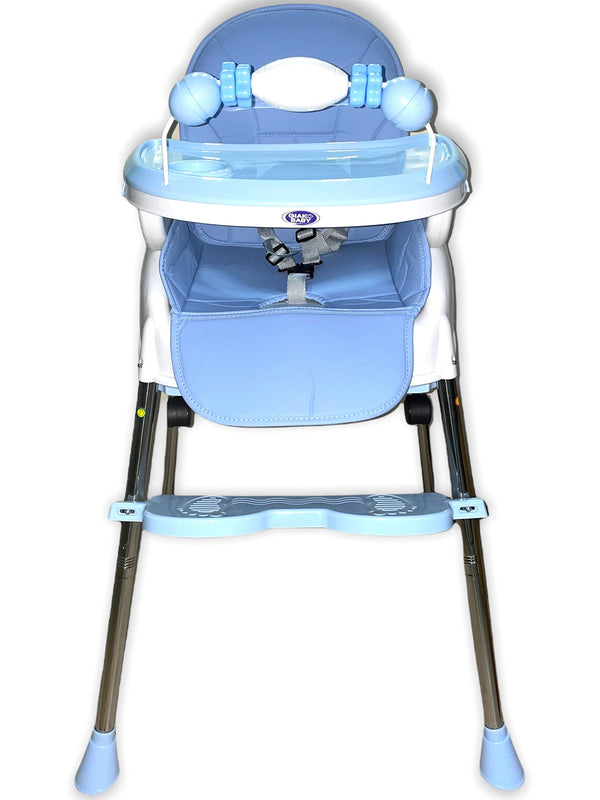 sconto Chaise haute 4 en 1 pour bébé qui nourrit et joue Bleu
