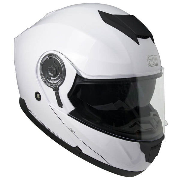Casque Intégral pour Scooter Visière Longue CGM Osaka 506A Blanc Différentes Tailles sconto
