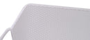Panchina 2 Posti da Giardino 121x59x48/84 cm in Metallo Austin Bianca