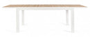 Tavolo Allungabile da Giardino 160-240x100x75h cm Belmar Bianco