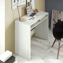 Scrivania Porta Pc 79x43x78 cm in Legno Bianco
