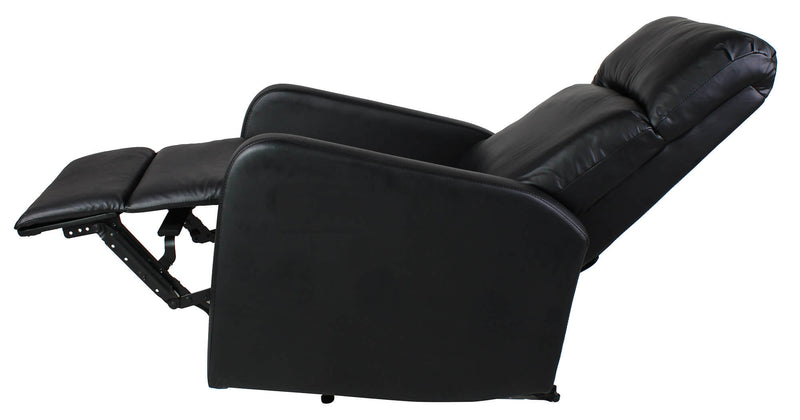 Poltrona Alzapersona Elettrica 1 Motore in Similpelle Vandi Nera