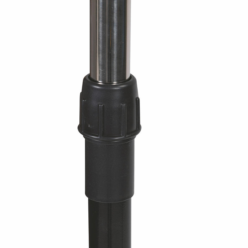 Stender Appendiabiti Singolo 88x43x170 cm in Metallo e Plastica Nero