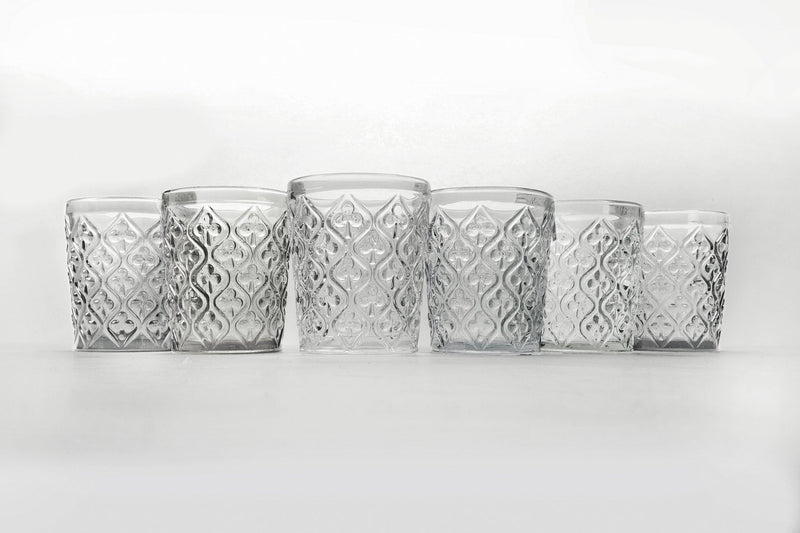 Set 6 Bicchieri Acqua in Vetro 240 ml Villa d'Este Home Tivoli Marrakech