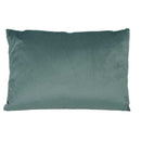 Cuscino Decorativo Rettangolare 35x50xh10 cm in Velluto Verde Salvia