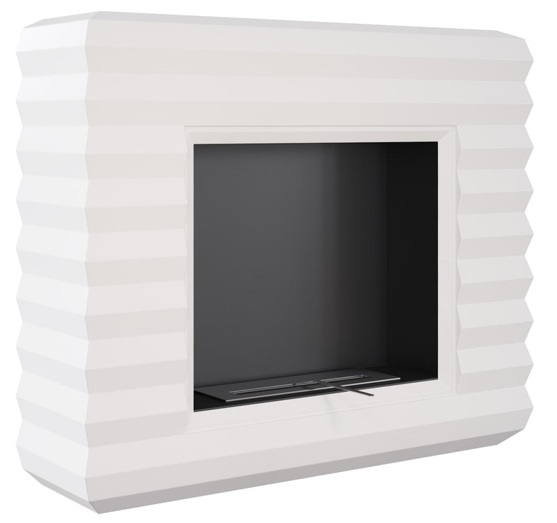 Camino a Bioetanolo da Pavimento 114x32 cm Flig Lowell Bianco