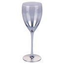 Set 6 Calici Très Chic in Vetro VdE Tivoli 1996 Gold Silver Champagne