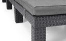 Lettino Prendisole da Giardino 195x65x25,5 cm con Cuscino in Resina Keter Daytona Antracite