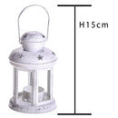 Set 3 Lanterne Rotonde Stelle 15x10 cm