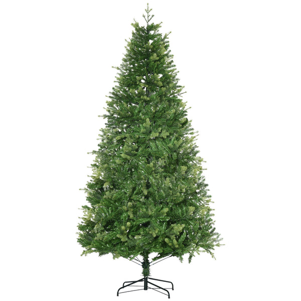 Sapin de Noël artificiel H228 cm 2056 Branches décorées avec socle en métal vert prezzo