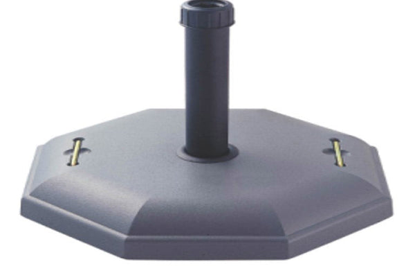 online Base pour parasol de jardin 48x48x38 cm en béton et fer gris foncé