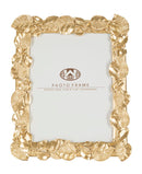 Cornice Old Leaf 20,5x2x26 cm in Poliresina e Vetro Oro