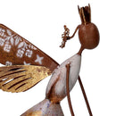 Fatina metallo oro cm 21,6x10,16xh50,2