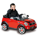 Macchina Elettrica per Bambini 6V con Licenza Mini Cooper Rossa