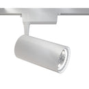 Faretto a LED per Sistema Illuminazione Binario 40W 4000K in Alluminio Vuoro  Bianco