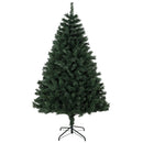 Albero di Natale Artificiale Ø110x180 cm con 820 Rami Ignifughi e Base in Acciaio Verde      
