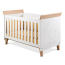 Lettino Culla in Legno Italbaby Contemporary Bianco/Naturale