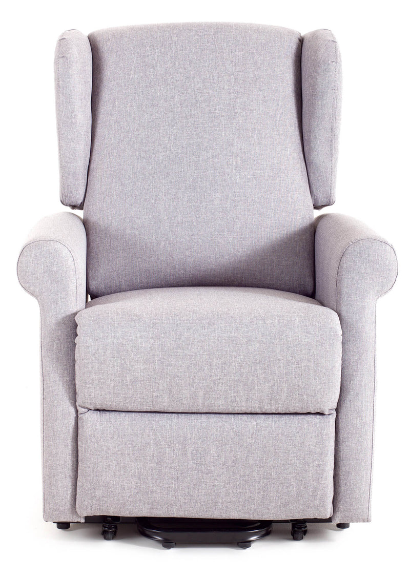 Poltrona Alzapersona Elettrica 1 Motore in Tessuto Elizabeth Blu