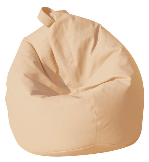 Fauteuil poire en simili cuir beige Avalli acquista