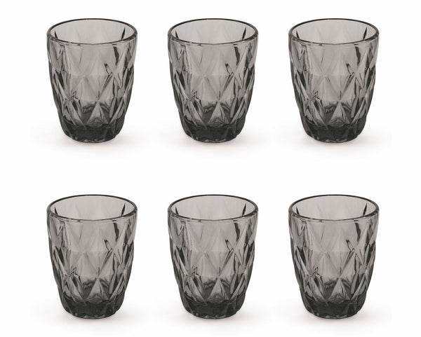 Set de 6 verres Ø8x10 cm en verre VdE Tivoli 1996 Quartz Grey prezzo