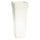 Vase de Jardin Lumineux LED 40x40x100 cm en Résine 5W Chêne Blanc Neutre