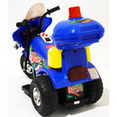 Moto Elettrica per Bambini 6V Kidfun Police Bianca