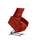 Fauteuil élévateur électrique 2 moteurs 72x111x86 cm Martina en Microfibre Dispositif Médical 1 Rouge