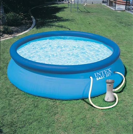 Piscina Autoportante Fuori Terra Rotonda H76x366cm Intex Easy 366