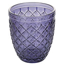 Set 6 Bicchieri Acqua Castle Provence in Vetro VdE Tivoli 1996 Viola