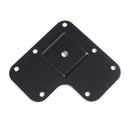 Set 4 Gambe Tavolo 50x50 mm in Acciaio Emuca Nero