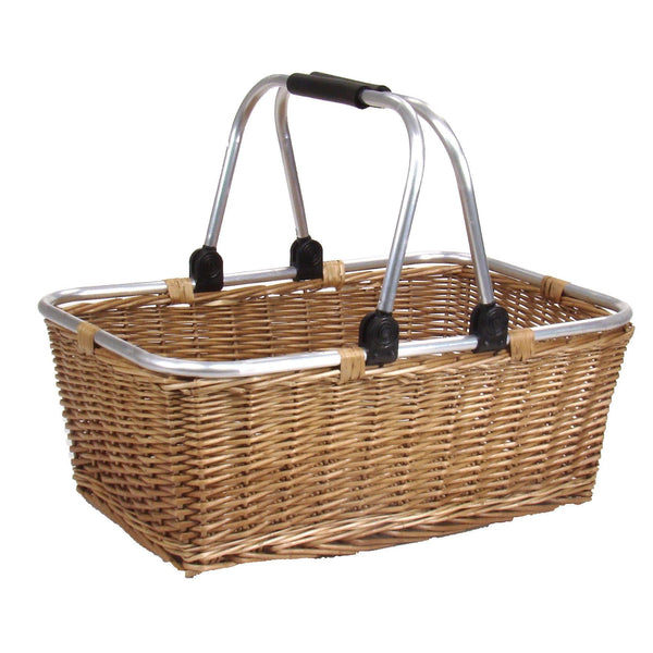Panier en osier gr cm 50x32xh20 avec poignées mobiles - sans doublure prezzo